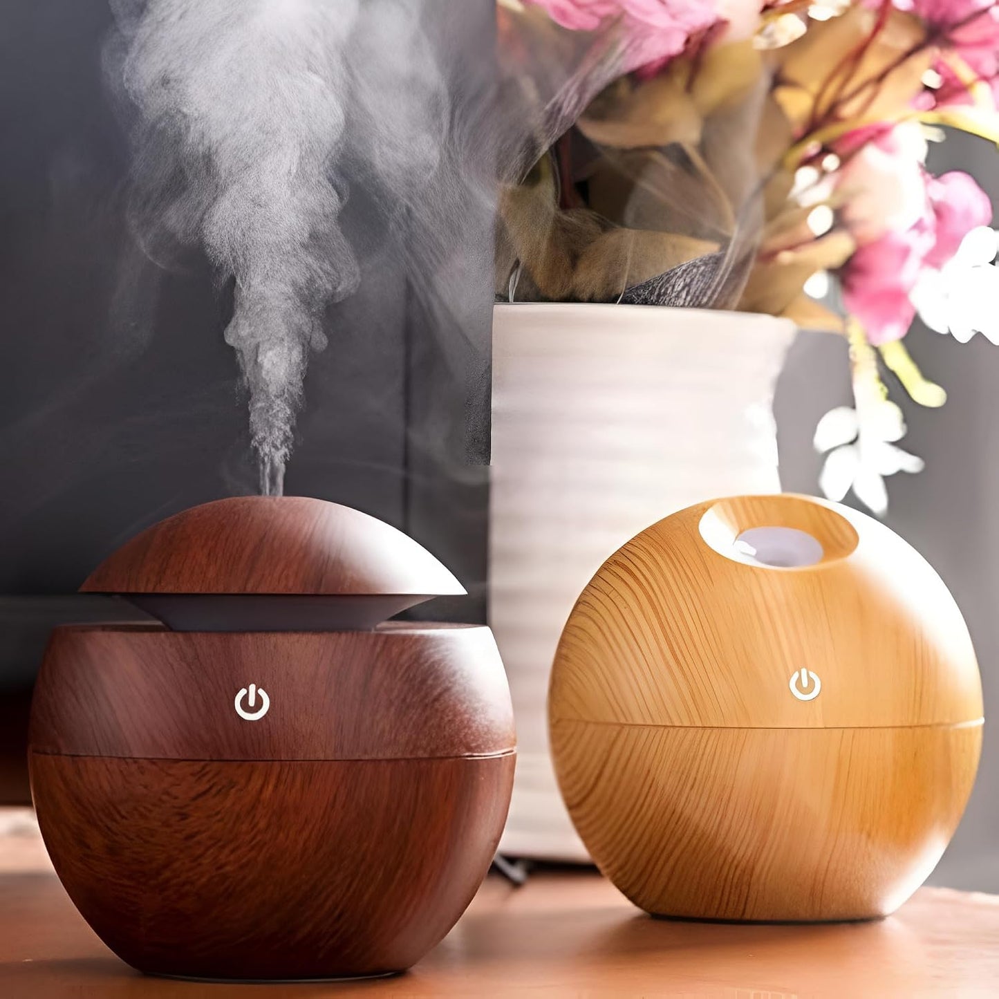 Humidificador Diseño Madera