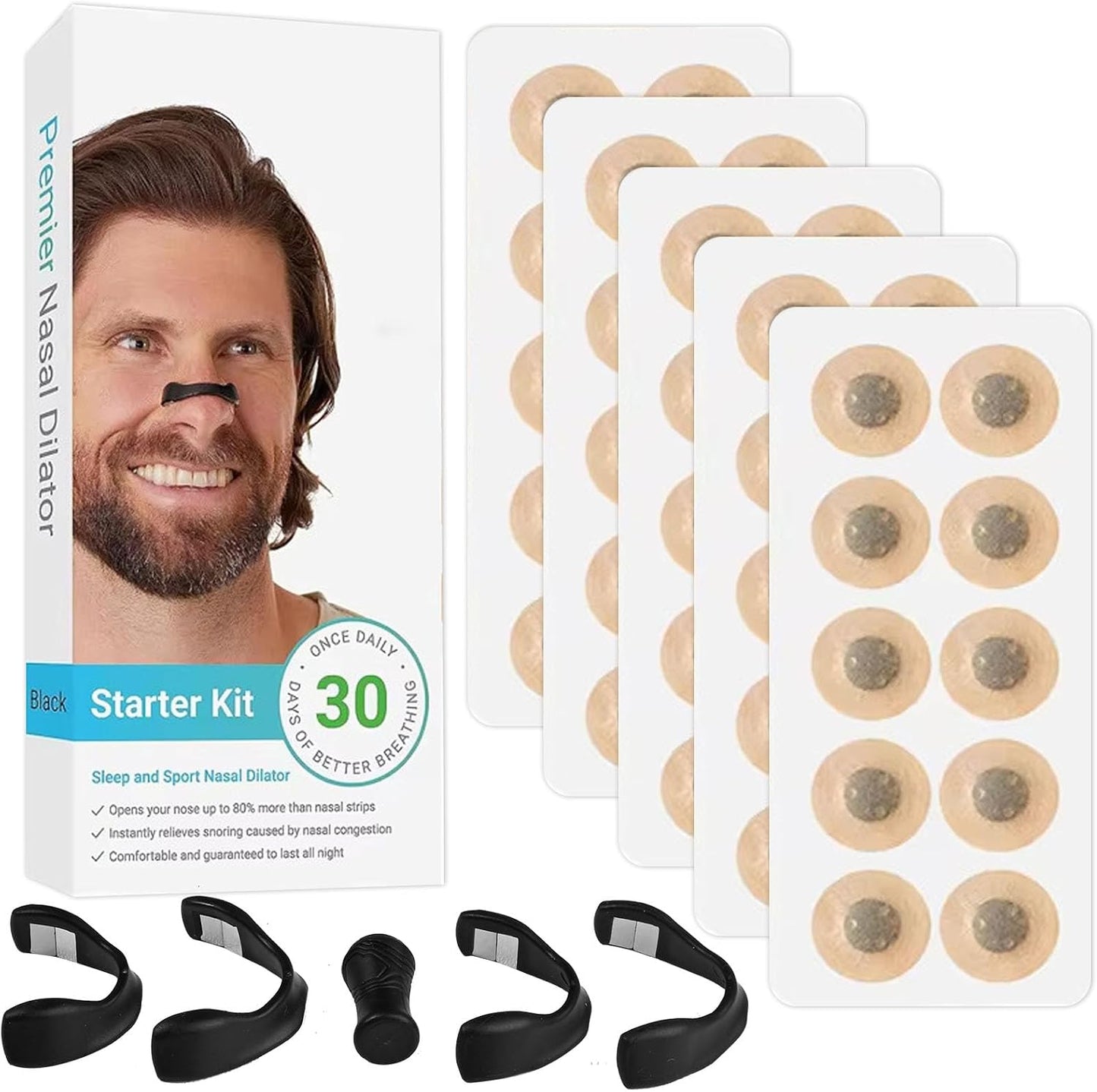 Dilatador Nasal Magnético Antirronquidos