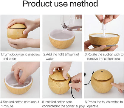 Humidificador Diseño Madera