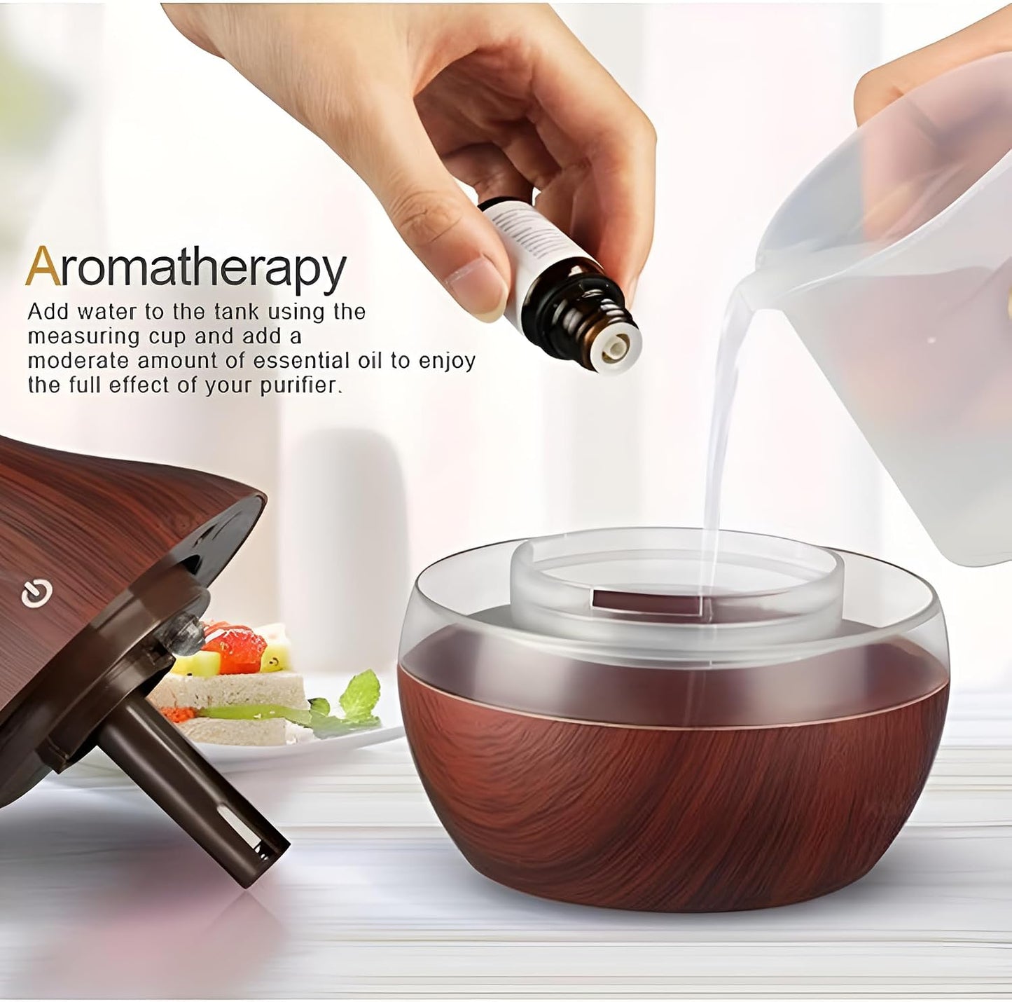 Humidificador Diseño Madera