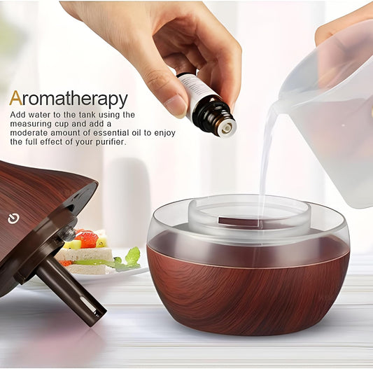 Humidificador Diseño Madera