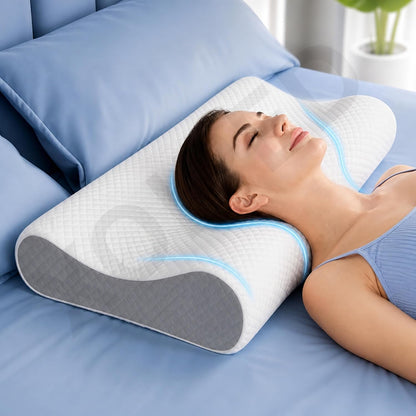 Almohada Ergonómica Ortopédica Cervical Velora