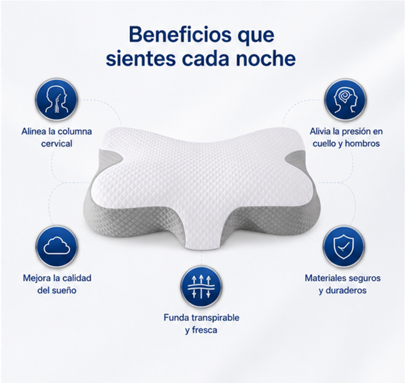 CerviCloud. Despierta cada mañana sin dolor de cuello.